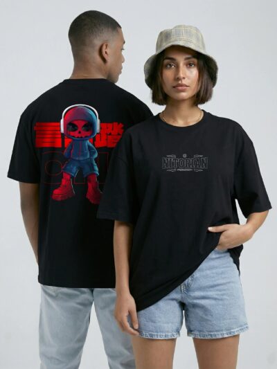 Nitorian Skull Runner Oversized Tee