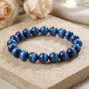 Natural Blue Cat’s Eye Bracelet