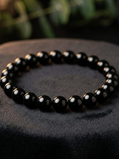 Black Onyx Bracelet-PROTECTION-ACHIEVEMENT-STRENGTH