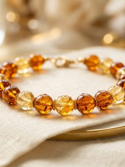 Natural Citrine Bracelet PROSPERITY-MOTIVATION-SUCCESS